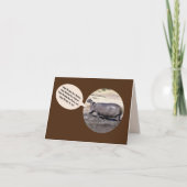 Singing Hippo Birthday Card/personalize カード (正面)