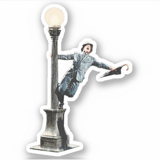 Singing in the Rain! Sticker シール (正面)