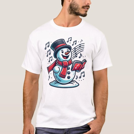 Singing Snowman Tシャツ (正面)