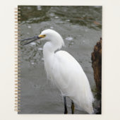 Singing Snowy Egret プランナー手帳 (正面)