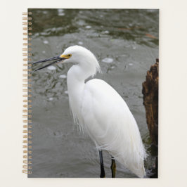 Singing Snowy Egret プランナー手帳