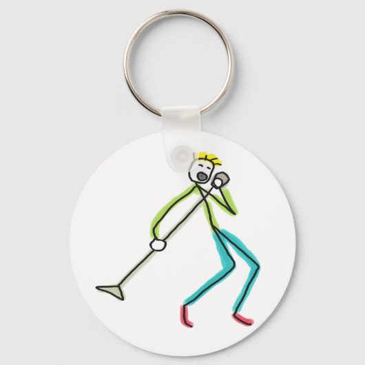 Singing Stickman キーホルダー (裏面)