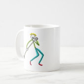 Singing Stickman コーヒーマグカップ (正面左)