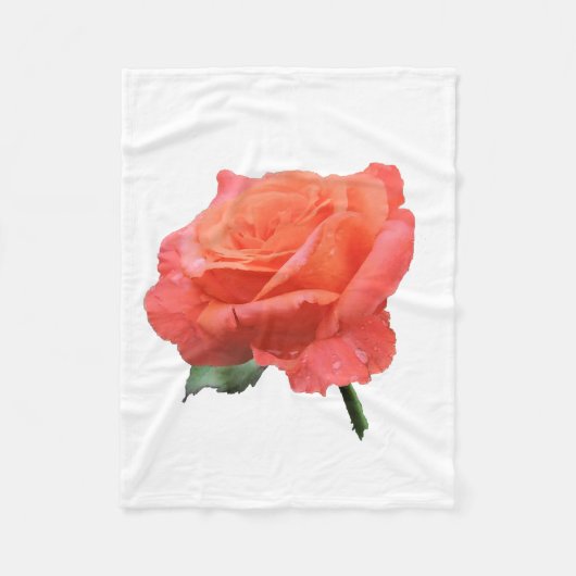 singleの写真の上で上がりました閉めて下さい フリースブランケット (正面)