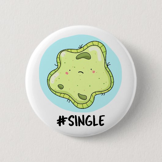 #Single単細胞おもしろい生物学研究チーム 缶バッジ (正面)