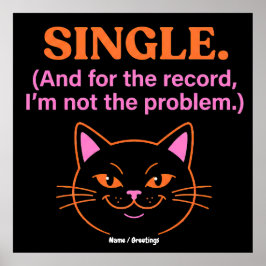 Single And for the record I'm not the problem Fun ポスター