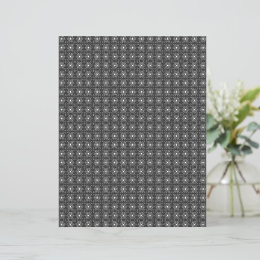 Single B&W Med. TIle 2-Sided Scrapbook Paper Page (スタンド正面)
