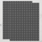 Single B&W Med. TIle 2-Sided Scrapbook Paper Page (正面/裏面)