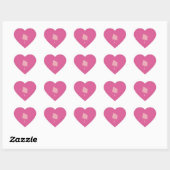 Single Cap Toss Graduation Envelope Seal ハートシール (シート)