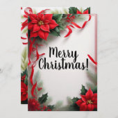 Single Image Christmas Card シーズンカード (正面/裏面)