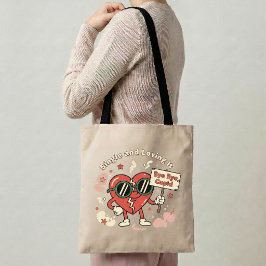 Single & Loving It Tote Bag Funny Single Life Gift トートバッグ