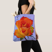 Single Orange and Yellow Rose Tote bag トートバッグ (クローズアップ)