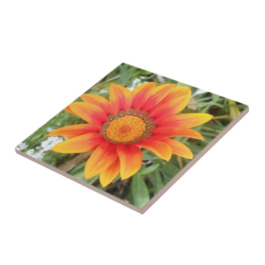 Single Orange Flower タイル (側面)