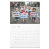 Single Page Trump Calendar カレンダー (1月 2026)