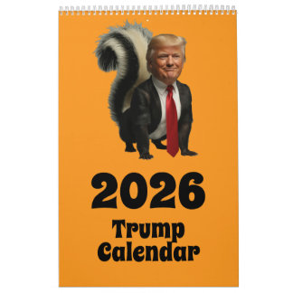 Single Page Trump Calendar カレンダー