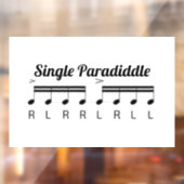 single paradiddle ウィンドウサイン (シート2)
