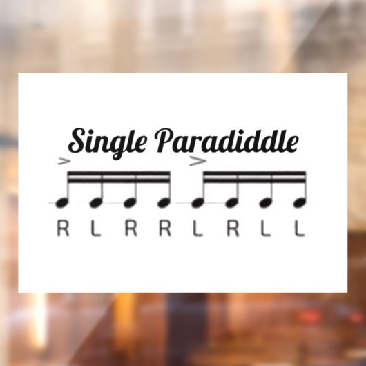 single paradiddle ウィンドウサイン (シート2)