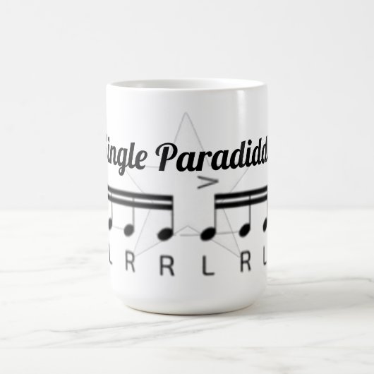 single paradiddle コーヒーマグカップ (中央)