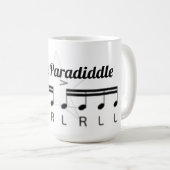 single paradiddle コーヒーマグカップ (正面右)