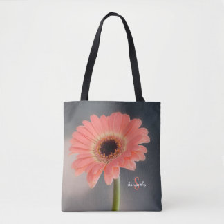Single Pink Gerbera Tote bag トートバッグ