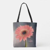 Single Pink Gerbera Tote bag トートバッグ (裏面)