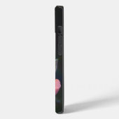 Single Pink Rose with Dew Case-Mate iPhoneケース (裏面 / 左)