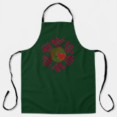 Single Plaid Snowflake Apron エプロン (正面)