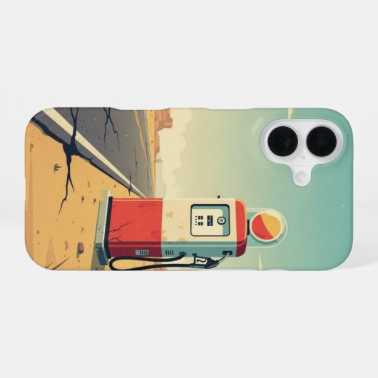 Single Pump Stop iPhone 16ケース (裏面横)