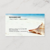 Single Shell on Sun-Kissed Sands 名刺 (裏面)