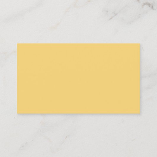 Single Sided Soft Yellow Let's Connect QR Code 名刺 (裏面)