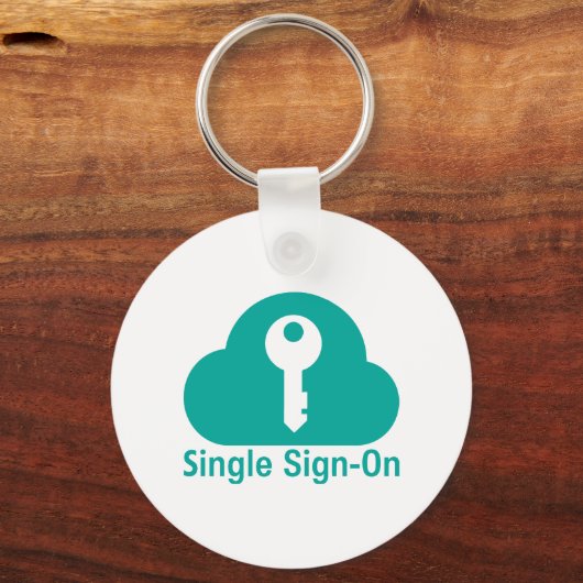 Single Sign-On Cloud Key Security キーホルダー (裏面)