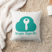 Single Sign-On Cloud Key Security クッション (ブランケット)