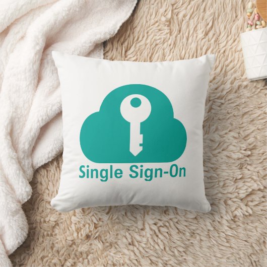 Single Sign-On Cloud Key Security クッション (ブランケット)