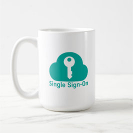 Single Sign-On Cloud Key Security コーヒーマグカップ