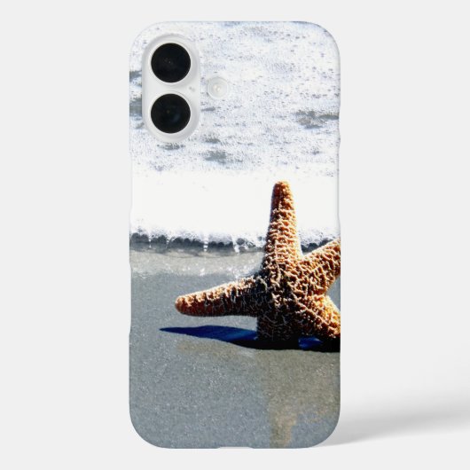 Single Starfish Washed Ashore Jigsaw Puzzle Case-Mate iPhoneケース (裏面)