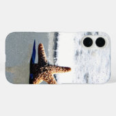 Single Starfish Washed Ashore Jigsaw Puzzle Case-Mate iPhoneケース (裏面 (横))
