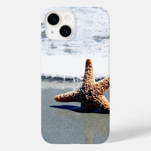 Single Starfish Washed Ashore Jigsaw Puzzle Case-Mate iPhoneケース (裏面)