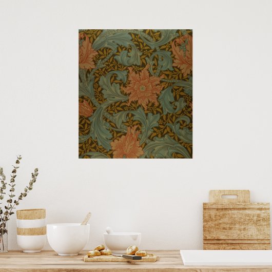 'Single Stem' wallpaper design ポスター (キッチン)