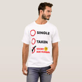 Single Taken Soory Iam Hungry Emoji Tシャツ (正面フル)