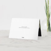 SINGLE WHITE ROSE SYMPATHY CARD サンキューカード (裏面)