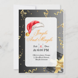 Singles and Friends Christmas Party Invite 招待状