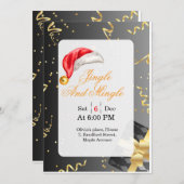 Singles and Friends Christmas Party Invite  招待状 (正面/裏面)