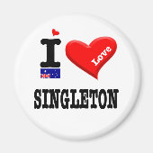 SINGLETON - I Love マグネット (正面)