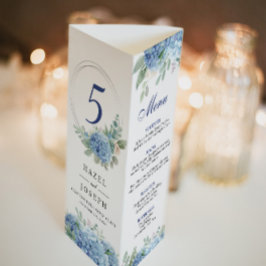 SINIブルーアジサイ三つ折メニュー ポスター