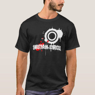 Sinistahの円のヒップホップ Tシャツ