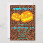Sinister Celebration Halloween Party 招待状 (正面)