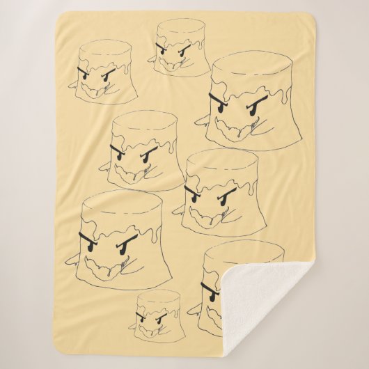 Sinister Flan Sherpa Blanket シェルパブランケット (正面)