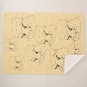 Sinister Flan Sherpa Blanket シェルパブランケット (正面(横))