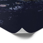 Sinister Witch Casting a Spell in a dark Forest ポスター (角)