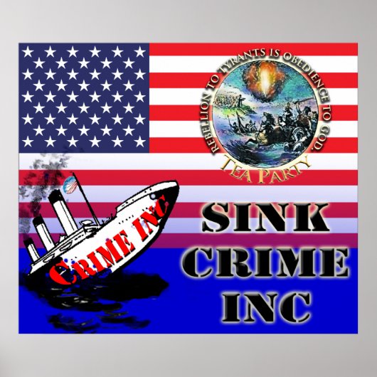 Sink Crime Inc.お茶パーティーポスター ポスター (正面)